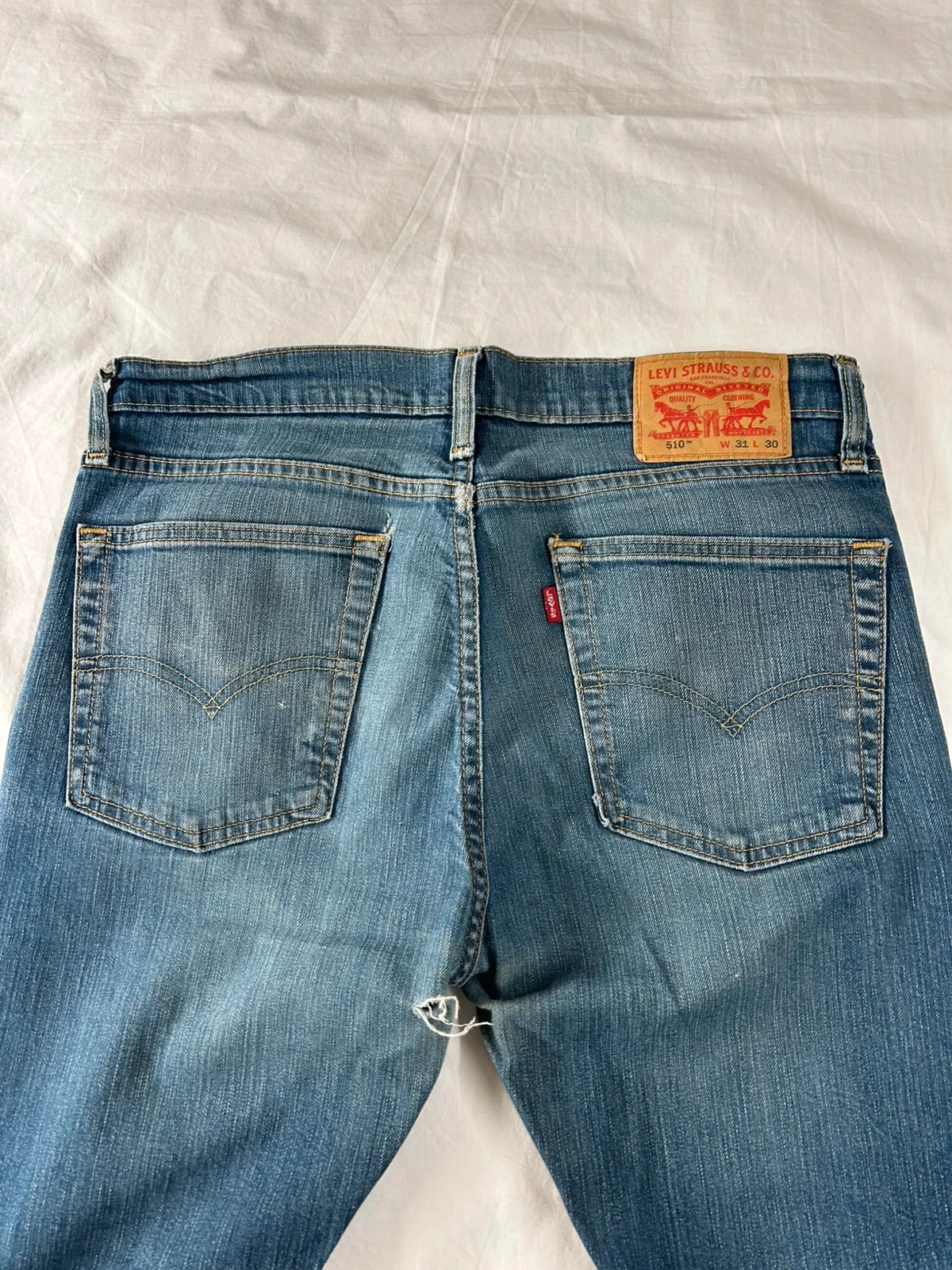 Navy blue Levi's jeans lot 510 w31 l30 – photo 14